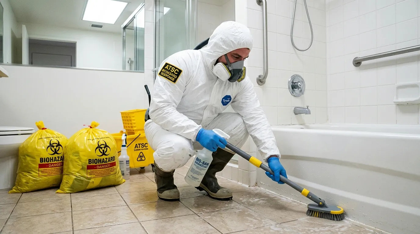 Decontamination equipment deployed for Blood Cleanup in Villas